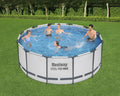 Bestway Steel Pro MAX™ Aufstellpool Komplett-Set mit Filterpumpe Ø 366 x 122 cm